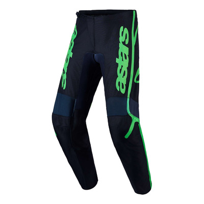 Pantalon cross Alpinestars Fluid Apex V2 black/green fluo