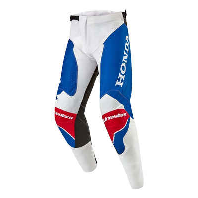 Pantalon cross Alpinestars Honda Racer Iconic white/bright blue/bright red