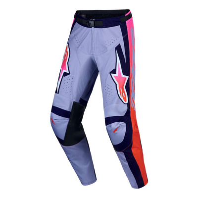Pantalon cross Alpinestars Racer Air Hunt light violet/deep purple/pink fluo