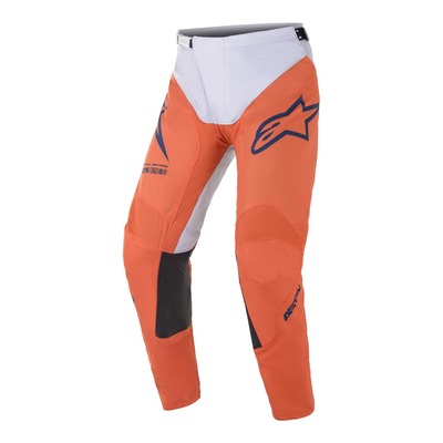 Pantalon cross Alpinestars Racer Braap orange clair/gris/bleu foncé
