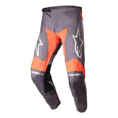 Pantalon cross Alpinestars Racer Hoen gris/orange