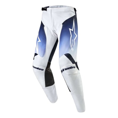 Pantalon cross Alpinestars Racer Hoen white/dark navy/light blue