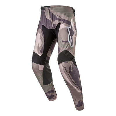 Pantalon cross Alpinestars Racer Tactical military green/camo brown