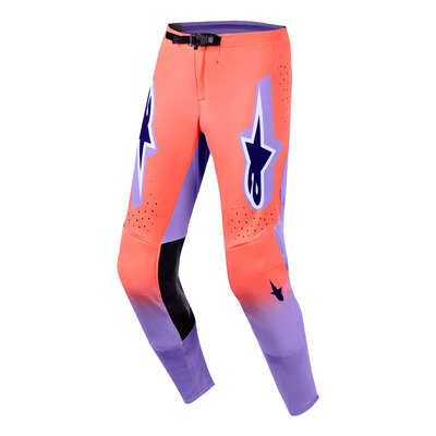 Pantalon cross Alpinestars Supertech Scenz hot coral/purple