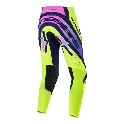 Pantalon cross Alpinestars Supertech Vista yellow/purple/black