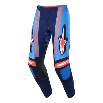 Pantalon cross Alpinestars Techstar Nomur dark navy/orange/UCLA blue