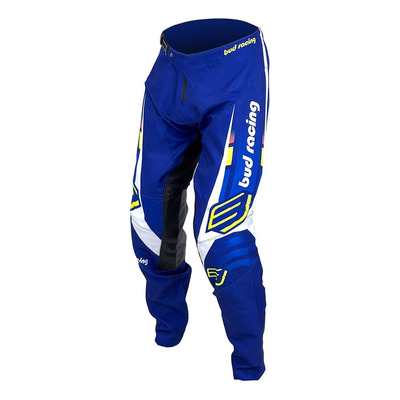 Pantalon cross Bud Racing Racing GP Champion's bleu/blanc/jaune fluo