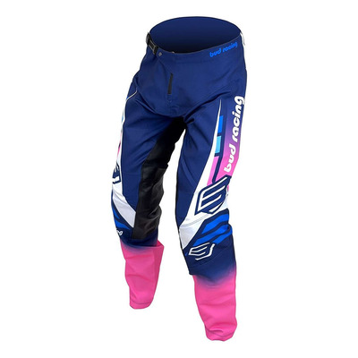 Pantalon cross Bud Racing Racing GP Champion's bleu/rose