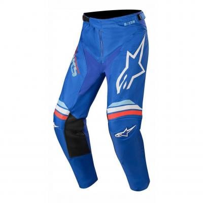 Pantalon cross enfant Alpinestars Racer Braap blue off white