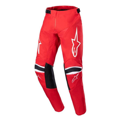 Pantalon cross enfant Alpinestars Racer Narin rouge/blanc