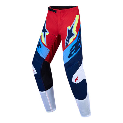 Pantalon cross enfant Alpinestars Supertech Youth Dyna fire red/white/navy blue