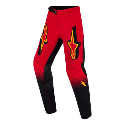 Pantalon cross enfant Alpinestars Youth Supertech Scenz red/black/yellow