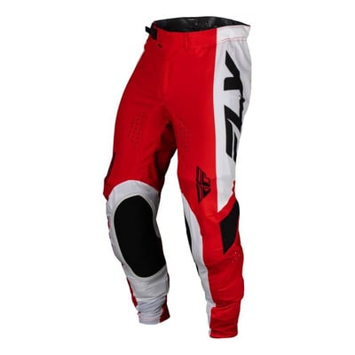 Pantalon cross Fly Racing Lite rouge/blanc/noir