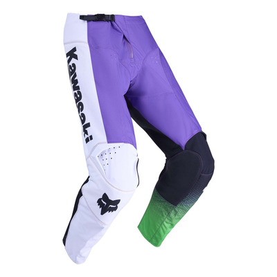 Pantalon cross Fox Racing 180 Kawasaki purple/white