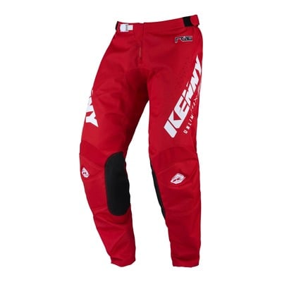 Pantalon cross Kenny Track Raw rouge/blanc 2022
