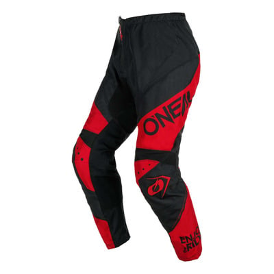 Pantalon cross O’Neal Element Racewear V.24 noir/rouge