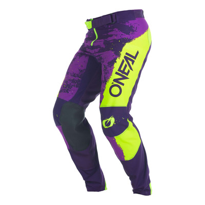 Pantalon cross O’Neal Mayhem Paint V27 purple/neon yellow