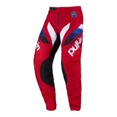 Pantalon cross Pull-in Challenger Race rouge/blanc/bleu