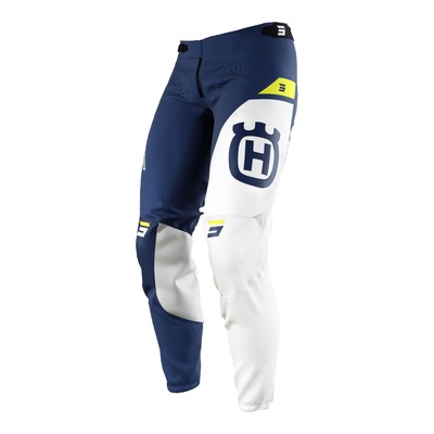 Pantalon cross Shot Aerolite Husqvarna limited edition 2022 bleu/blanc