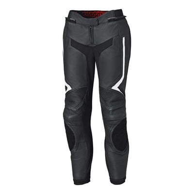 Pantalon cuir femme Held Street Rocket 4 noir/blanc – Court