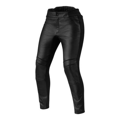 Pantalon cuir femme Rev'it Maci Ladies standard noir