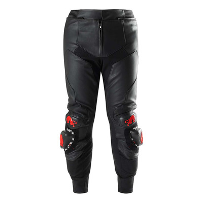 Pantalon cuir Furygan Drack noir/rouge