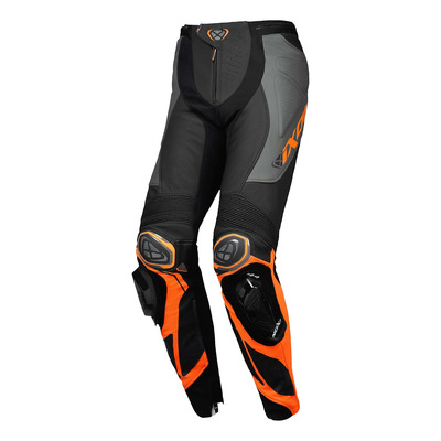 Pantalon cuir Ixon Vortex 3 noir/anthracite/orange