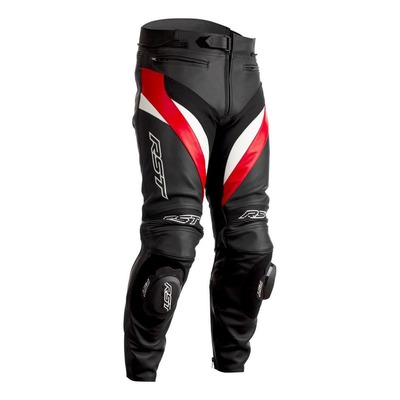 Pantalon cuir RST Tractech EVO 4 noir/rouge/blanc