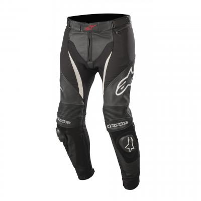 Pantalon cuir/textile Alpinestars SP X noir/blanc