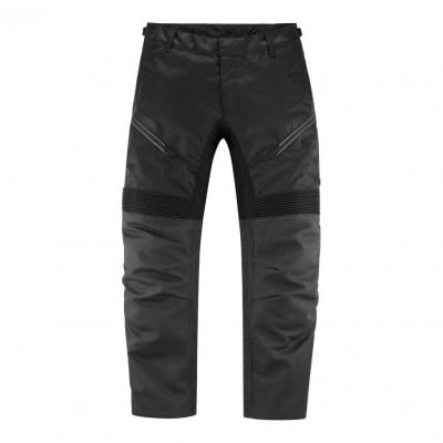 Pantalon cuir/textile Icon Contra 2 noir CE