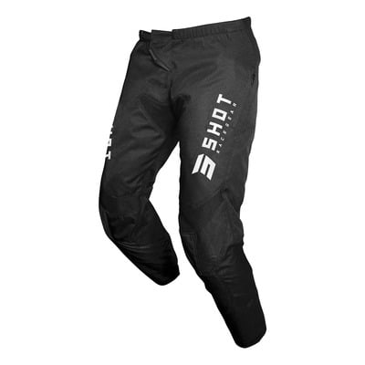 Pantalon enduro Shot Contact Zip 2.0 noir/blanc