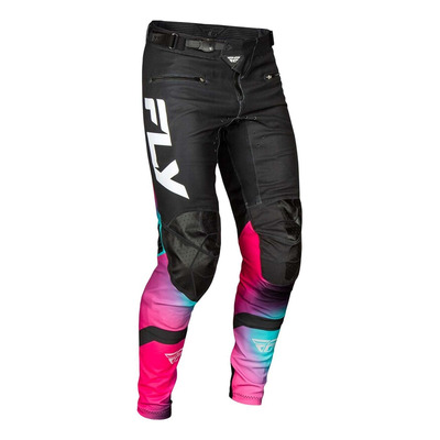 Pantalon enfant BMX Fly Racing Rayce Noir/Rose