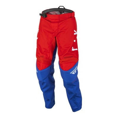Pantalon enfant Fly Racing F-16 rouge/blanc/bleu