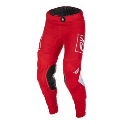 Pantalon Fly Racing Lite rouge/blanc