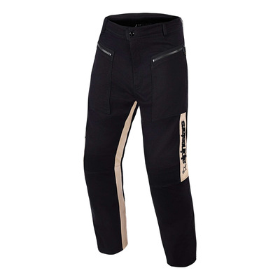 Pantalon textile Alpinestars Canvas Flex-AST black aluminum