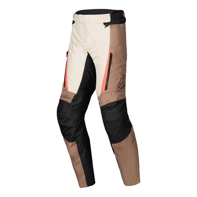 Pantalon textile Alpinestars ST-1 waterproof dark kakhi/sand/black/red fluo