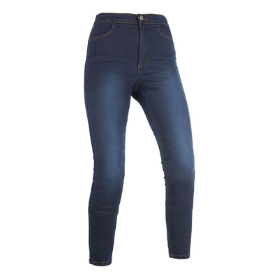 Pantalon textile femme Oxford Super Jegging 2.0 indigo – Court