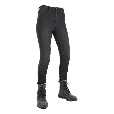 Pantalon textile femme Oxford Super Jegging WS black – Long