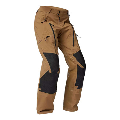 Pantalon textile Fox Racing Recon Gore-Tex ADV brun kaki foncé
