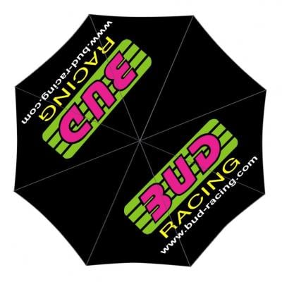 Parapluie Bud Racing Original logo rose/vert