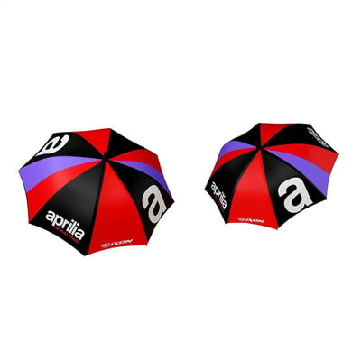 Parapluie Ixon Aprilia Racing 2024 noir/rouge fluo