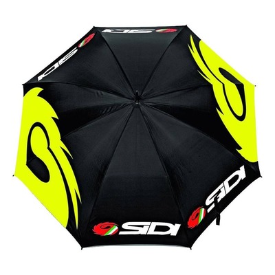 Parapluie Sidi noir/jaune fluo