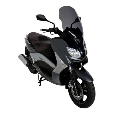 Pare-brise Ermax haute protection +12 cm Yamaha X-Max 125 10-13 noir foncé opaque