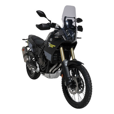 Pare-brise Ermax Haute protection 35 cm Yamaha Ténéré 700 19-24 noir satin opaque
