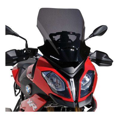Pare-brise Ermax haute protection 45 cm BMW S 1000 XR 15-19 noir foncé (opaque)