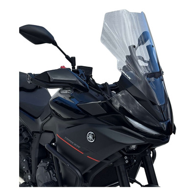 Pare-brise Ermax Haute protection 46 cm Yamaha Tracer 7 25-26 noir foncé opaque