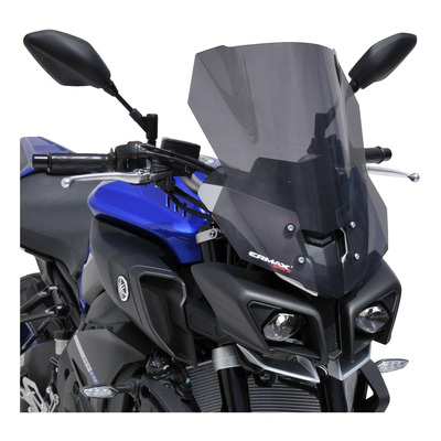 Pare-brise Ermax haute protection 47 cm Yamaha MT-10 16-21 noir clair