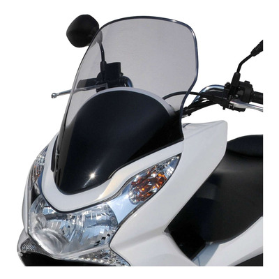 Pare-brise Ermax Haute protection 53 cm Honda PCX 125 10-13 noir foncé opaque