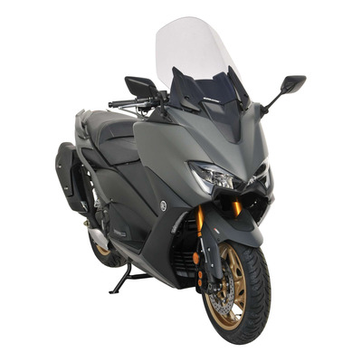 Pare-brise Ermax haute protection 53 cm Yamaha T-Max 560 20-21 noir foncé opaque