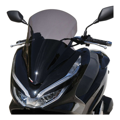 Pare-brise Ermax Haute protection 60 cm Honda PCX 125 18-20 noir foncé opaque